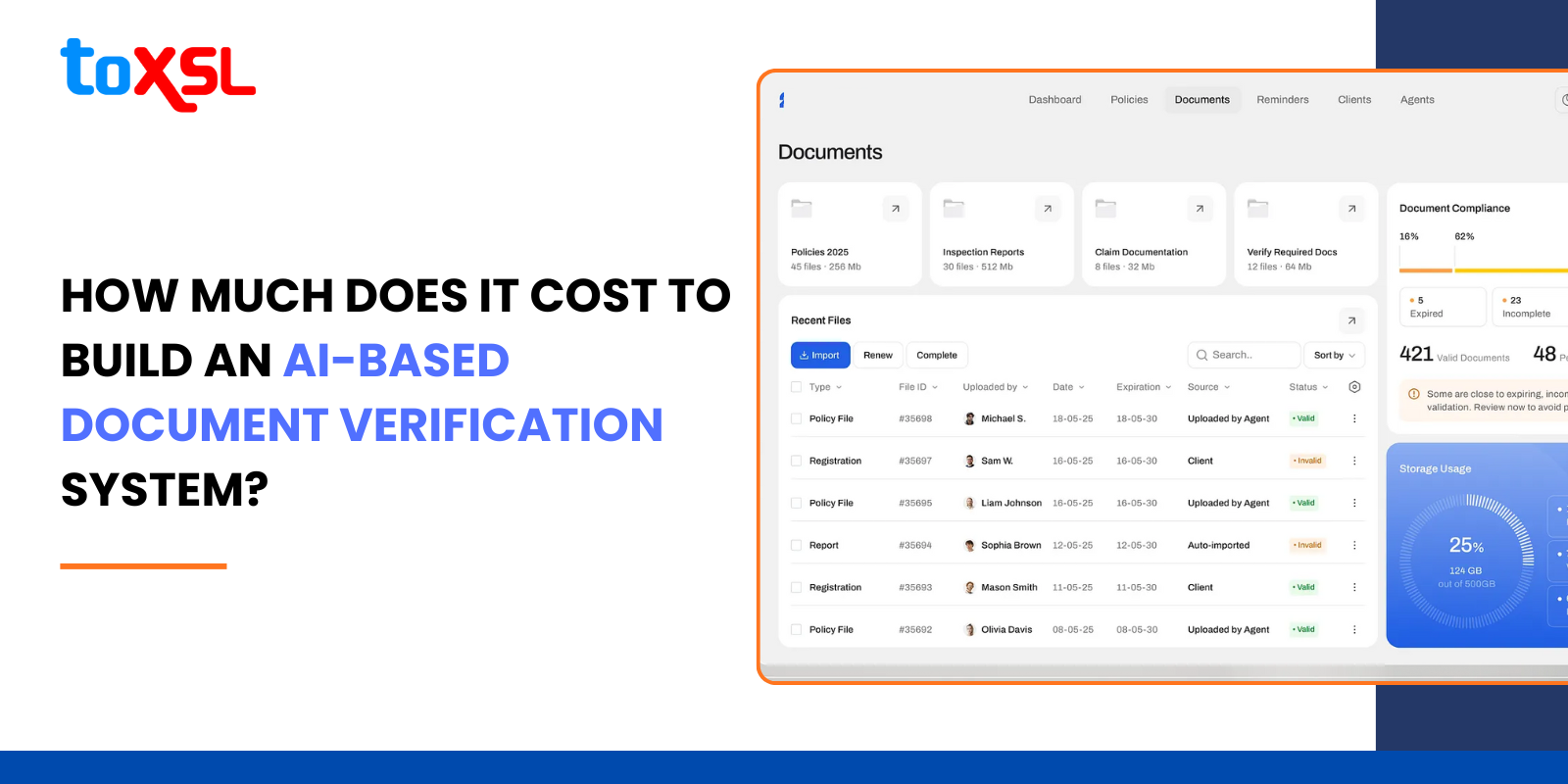 How Much Does It Cost to Build an AI-Based Document Verification System?
